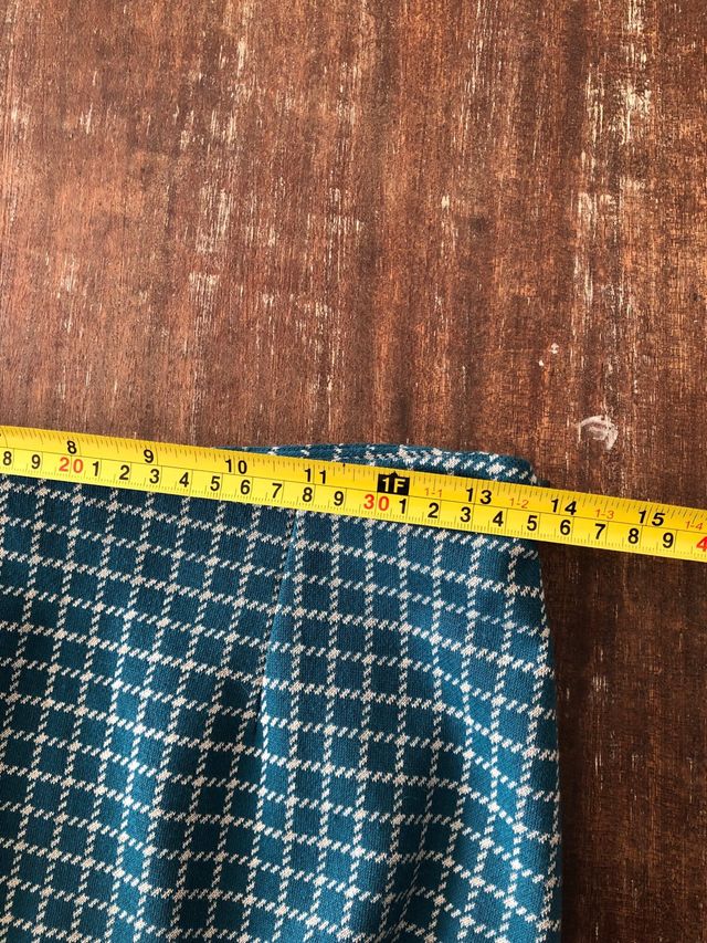 Falda midi Indi & Cold cuadros azul