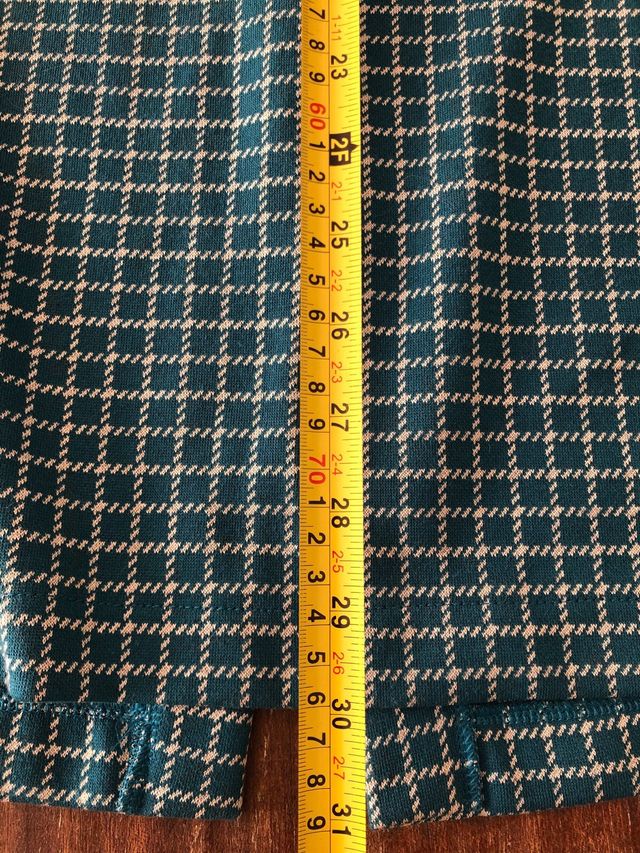 Falda midi Indi & Cold cuadros azul