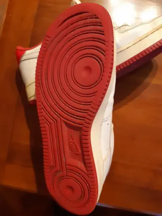 Zapatillas Nike Air Force 1 Blancas Rojas