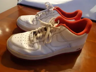 Zapatillas Nike Air Force 1 Blancas Rojas