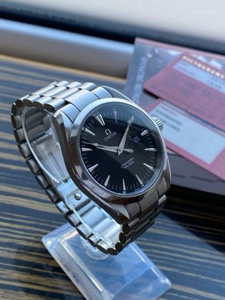 Omega Seamaster Aquaterra 39mm Cuarzo Negro