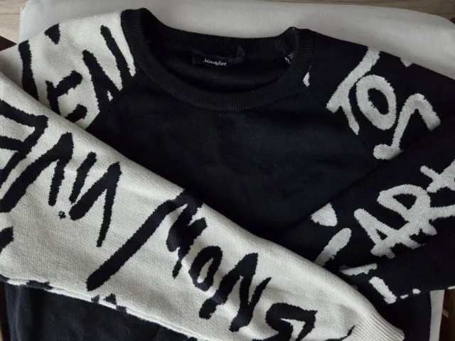 Jersey Desigual Negro y Blanco