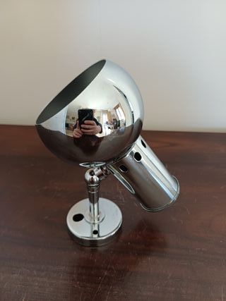 Lampada applique cromata da parete