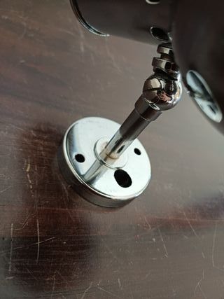 Lampada applique cromata da parete