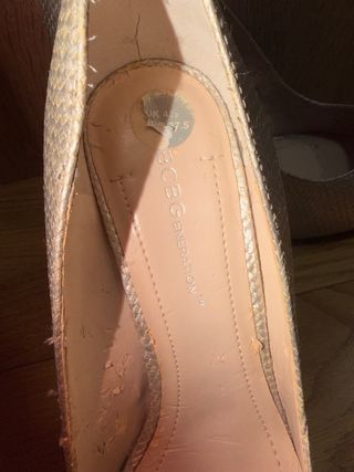 Tacones BCBGENERATION Plateados