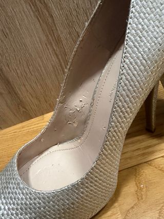 Tacones BCBGENERATION Plateados