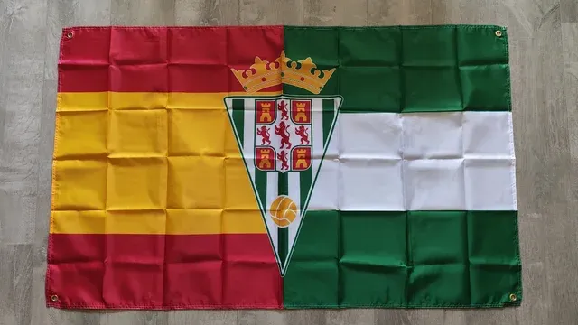Bandera del Córdoba CF (España y Andalucía)