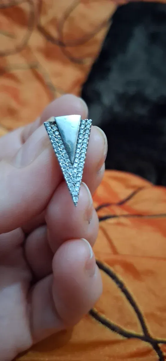 Pendientes Triángulo Plata 925