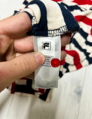 Polo Fila a righe Uomo Taglia m