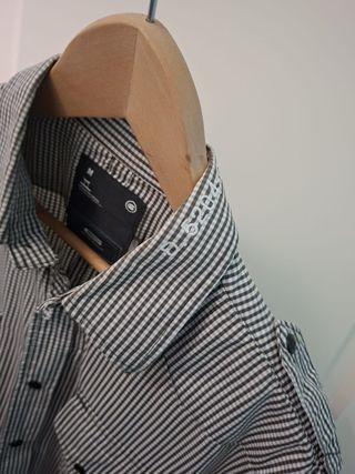 Camisa G-Star RAW Rayas Blanco y Negro