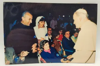 Cimelio Papa Wojtyla Esorcismo Reliquia UNICA