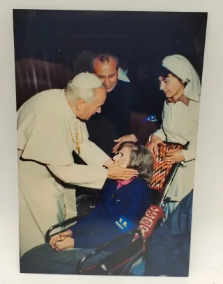 Cimelio Papa Wojtyla Esorcismo Reliquia UNICA