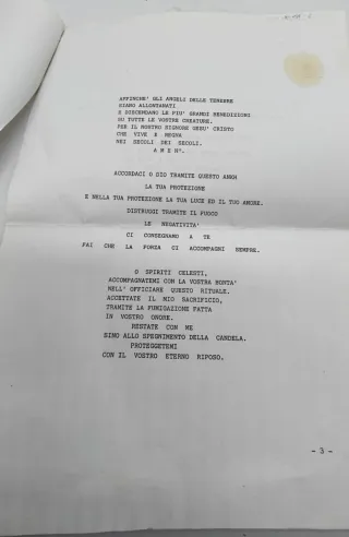 Cimelio Papa Wojtyla Esorcismo Reliquia UNICA