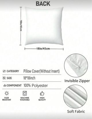 Set 4 Fundas de Almohada motivo Navideño 45x45cm