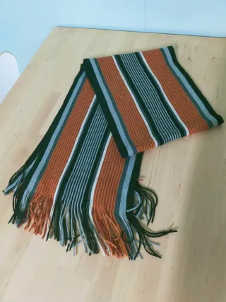 Bufanda de punto chico rayas