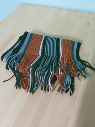 Bufanda de punto chico rayas