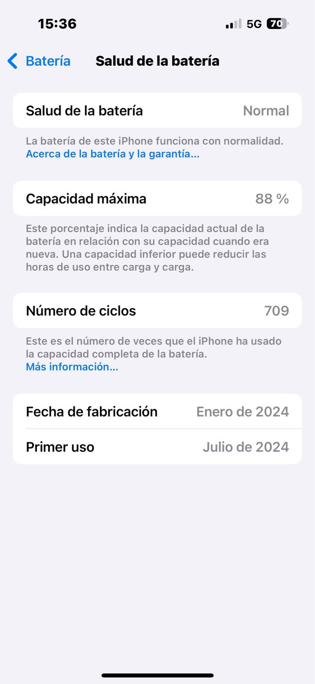 iPhone 15 Pro 128GB Gris