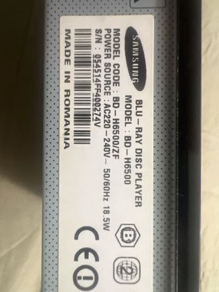 Reproductor Blu-ray 3D Samsung con Smart TV