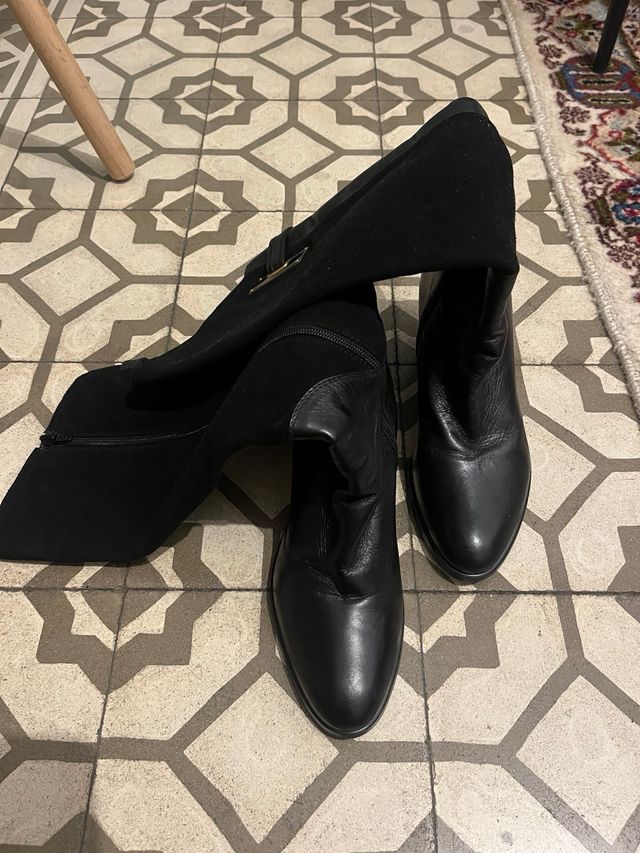 Botas altas invierno negras