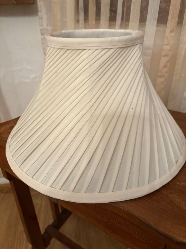 Paralume per lampada vintage in tela beige