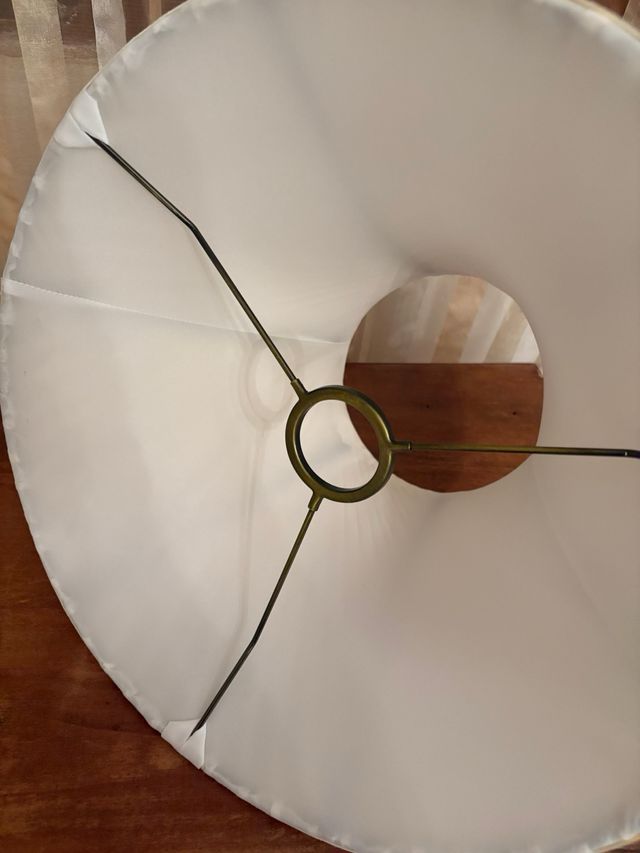 Paralume per lampada vintage in tela beige