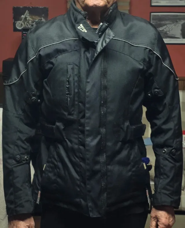 Chaqueta Cordura Negra Protecciones Mujer