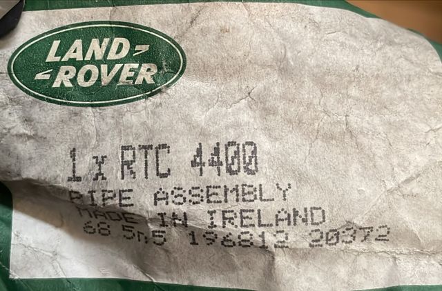 RTC4400 Tubo Dirección Asistida LAND ROVER