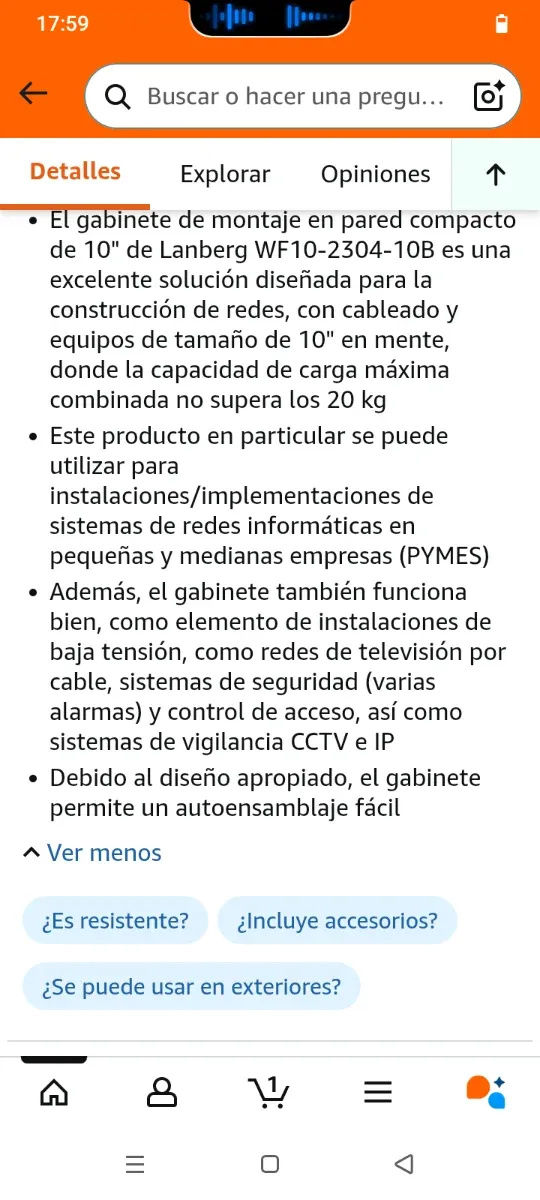 Armadio Rack Lanberg 10 Cristal