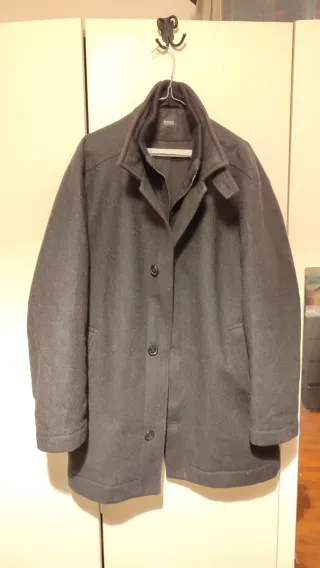 Cappotto Hugo Boss Taglia 54 Grigio scuro