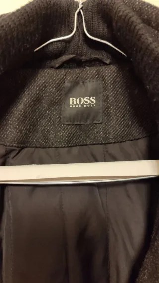 Cappotto Hugo Boss Taglia 54 Grigio scuro