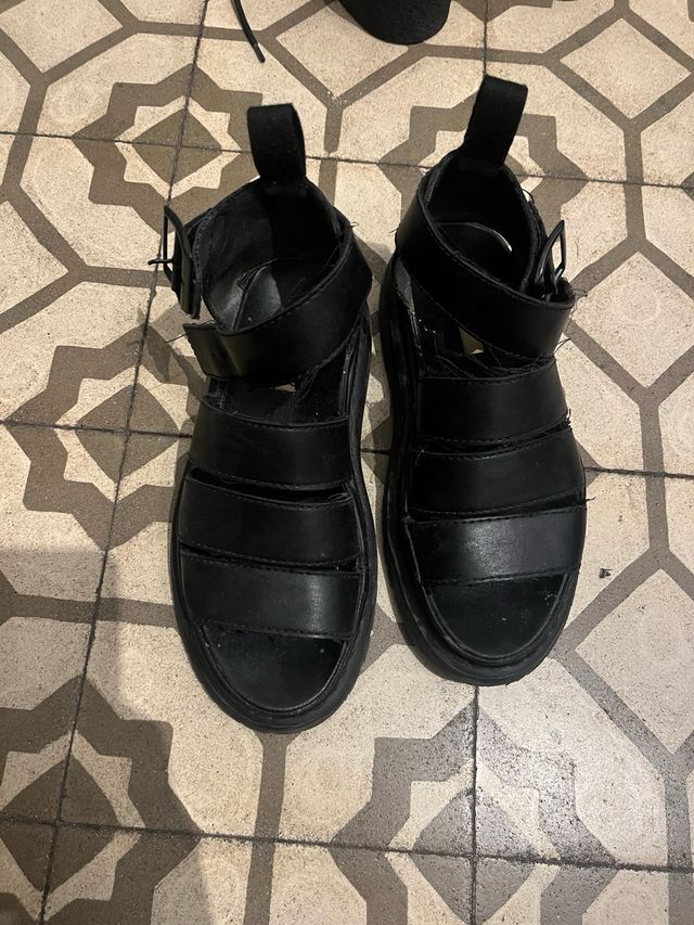 Sandalias Romanas Negras