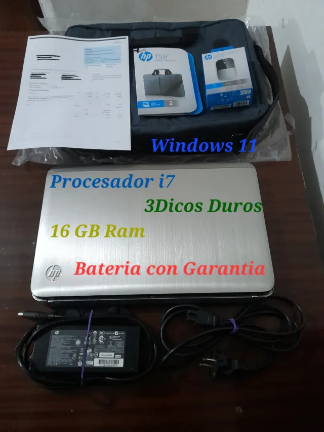Portatile HP i7 + Valigetta e Mouse HP Nuovi