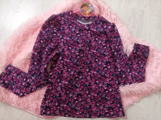 Blusa floral manga larga