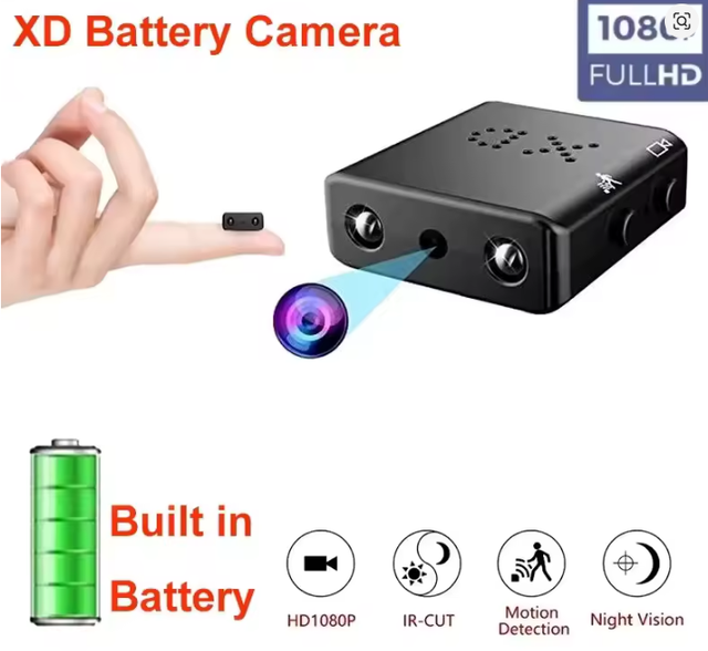 Mini Cámara XD Full HD 1080P