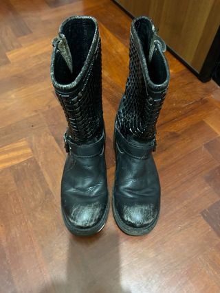 Stivali ASH biker borchie pelle