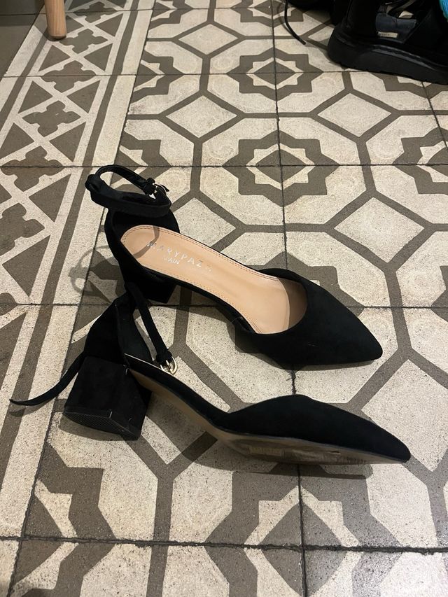 Zapatos de fiesta Marypaz negros talla 37