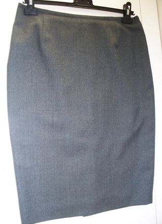 Gonna in vigogna grigia