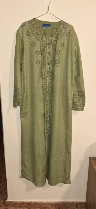 Vestido verde estampado