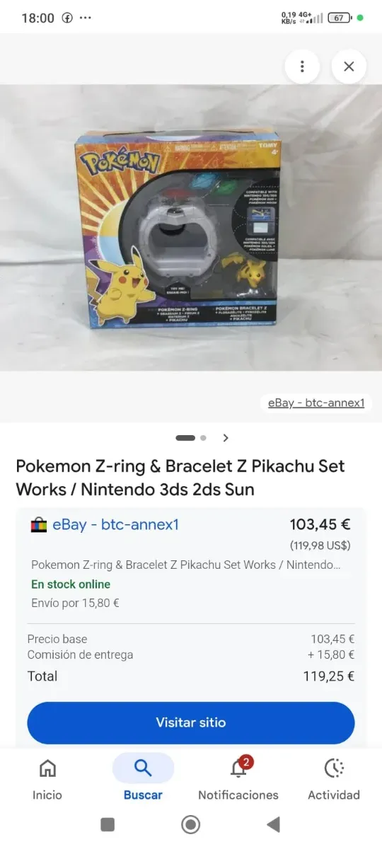 Anello Pokémon per Nintendo 3DS/2DS