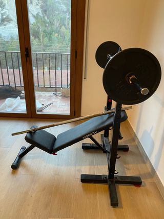 Banco de pesas CORENGTH + barras