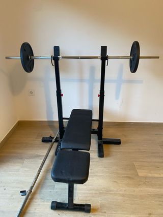 Banco de pesas CORENGTH + barras