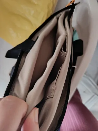 Mochila CHARRO beige y anaranjado para ordenador