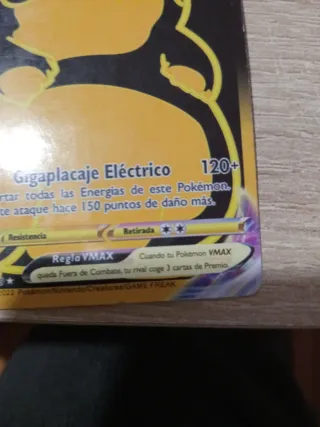 Carta Pokémon Pikachu VMAX 310 HP