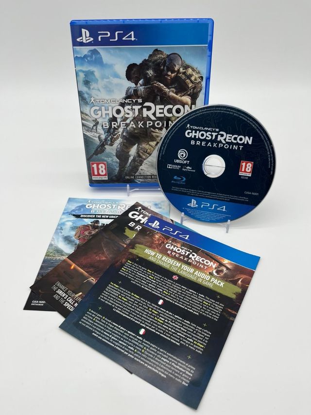 PS4 Ghost Recon Breakpoint Gioco + Disco