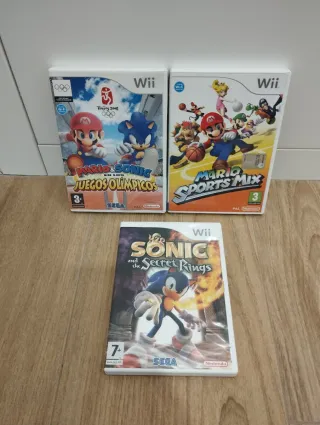 Pack juegos originales para Wii
