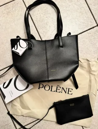 Bolso Polène Cyme Mini Negro