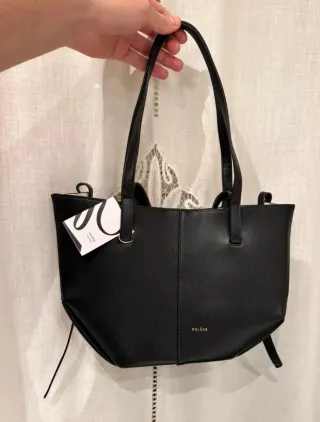 Bolso Polène Cyme Mini Negro
