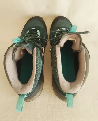 Botas de invierno Quechua grises y verde azulado