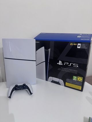 Consola PS5 Digital Edition Blanca 1 TB