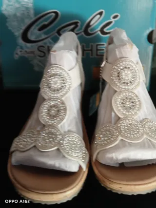 Sandalias cuña Skechers mujer nuevas